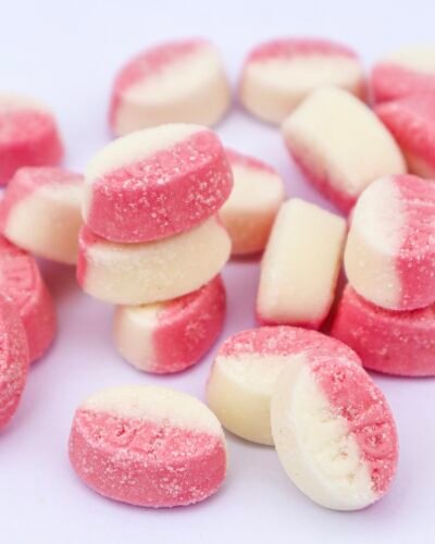 Bubs Vanilla Strawberry Mini swedish candy spain portugal bubsgodis godis fabrica vanilla chuches veganas vegan candy