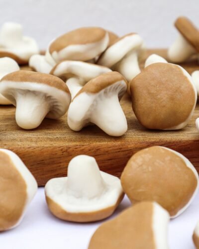 Caramel Mushrooms Foam Candy Setas