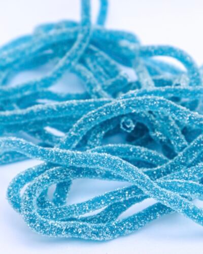 Blueberry Spaghetti Haribo Godis Fabrica chuches sin gelatina