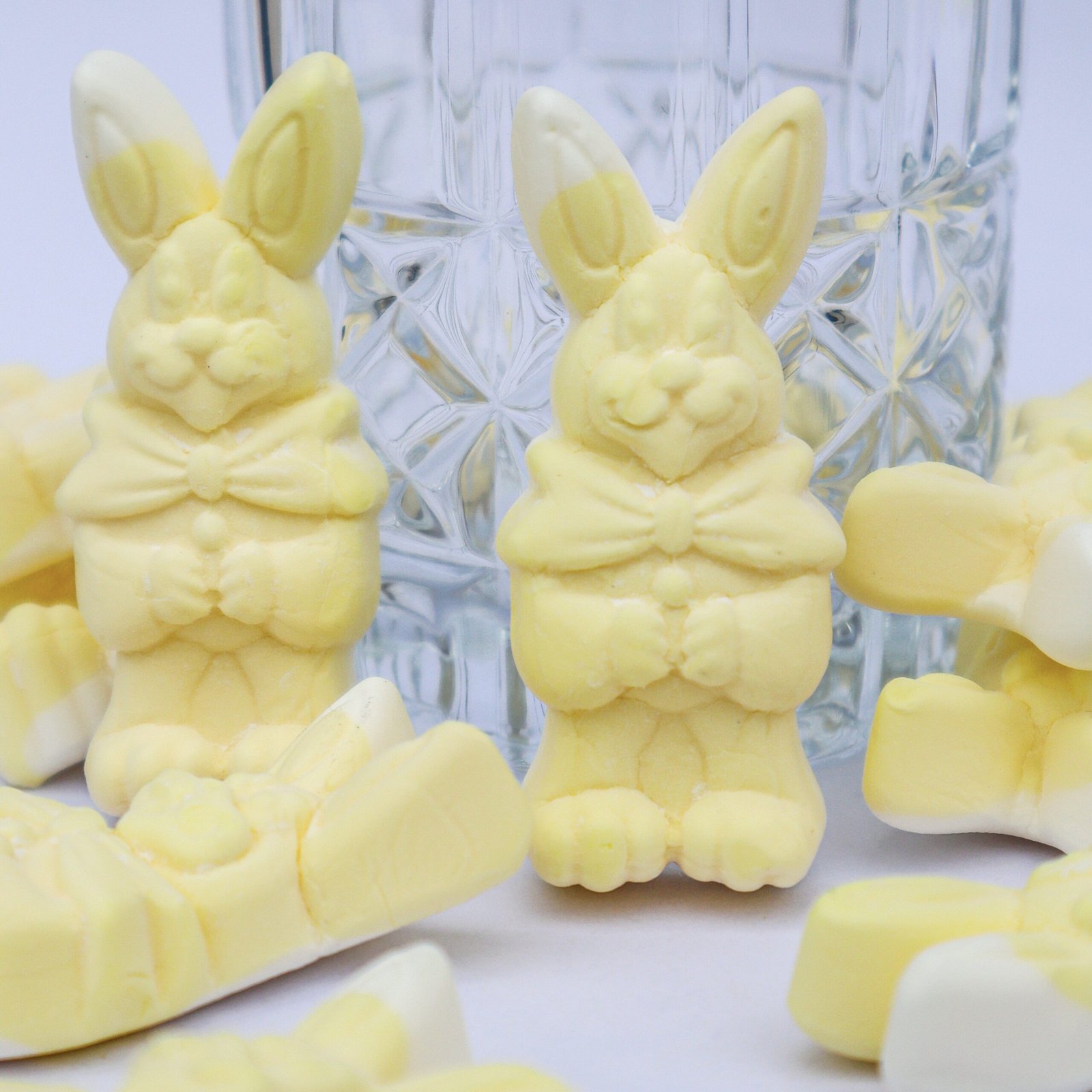 Vanilla Foam Rabbit easter candy chuches semana santa vanilla godis fabrica
