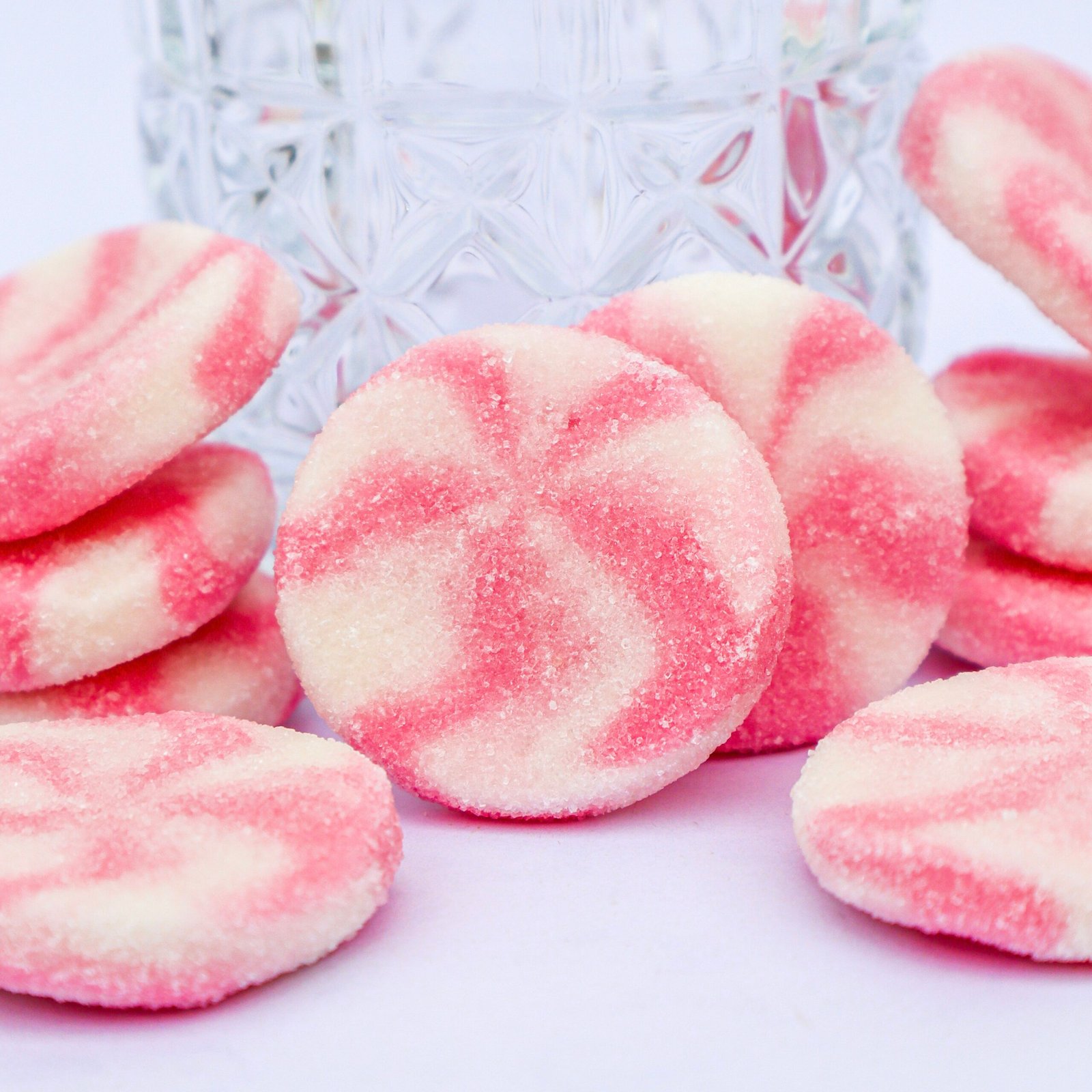 Vanilla Strawberry Dream jelly foam candy godis fabrica fresa