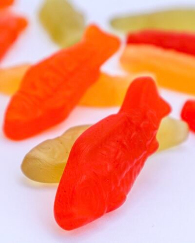 Fruit Fish malaco Cloetta godis fabrica gelatin free candy