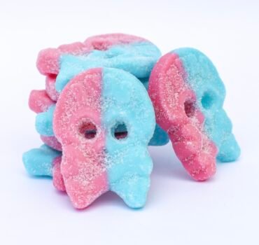 Bubs Dizzy Skull chuches veganas vegan candy bubs godis viral calavera acida chicle
