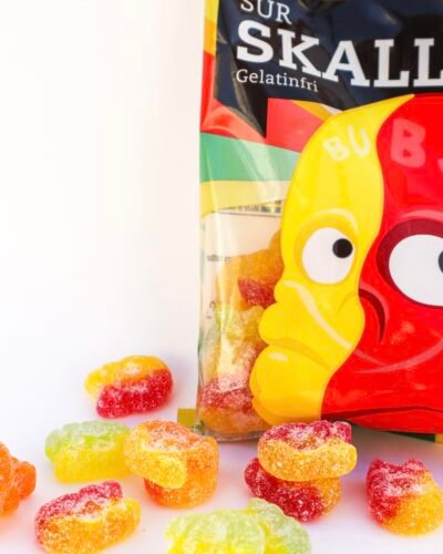 Bubs Sour Skull Bag Bubs Sour Skull Mini Vegan candy bubs godis fabrica chuches veganas calavera grande acida vegano viral candy TikTok instagram