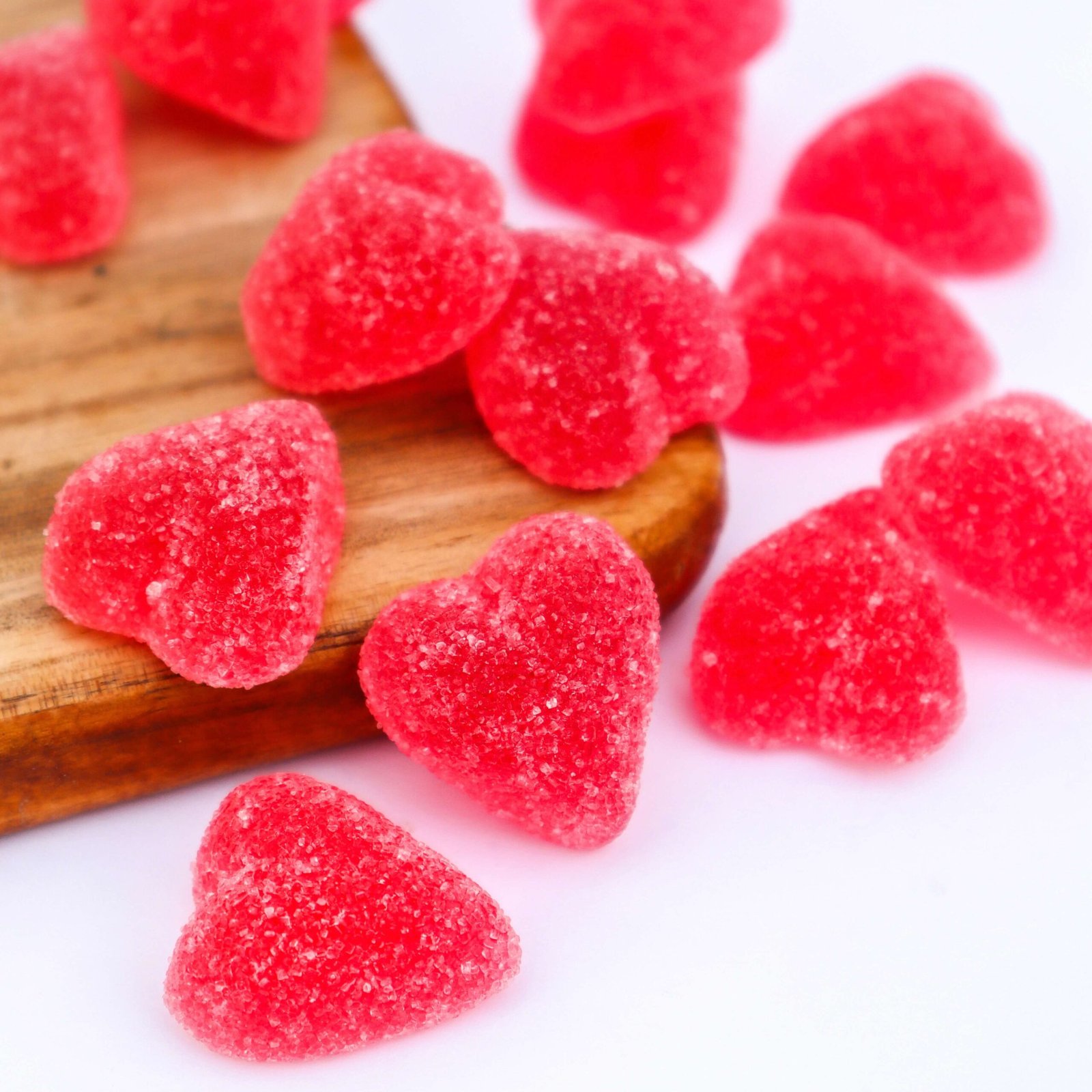 Red Hearts Candy Aroma gel jelly candy sugar gelatina chuches rojos corazones love amor valentines day san valentin