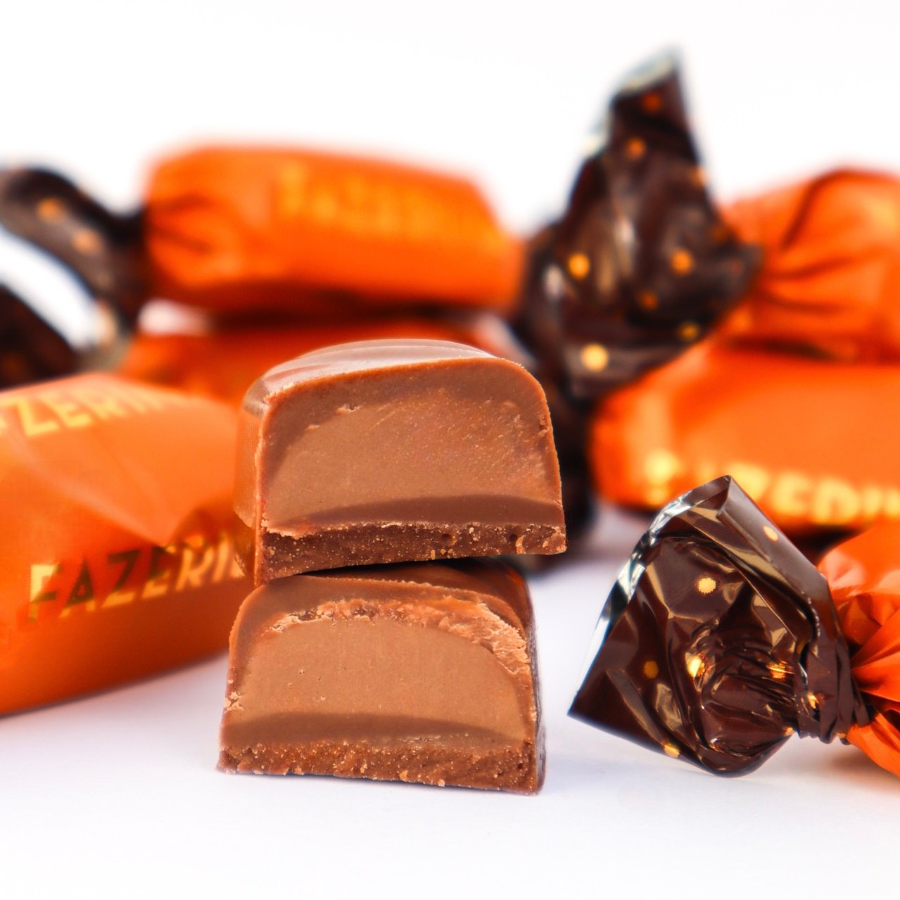 Fazerina Truffle Chocolate Praline fazer chocolate suklaa orange truffle spain portugal chocolate con naranja trufa