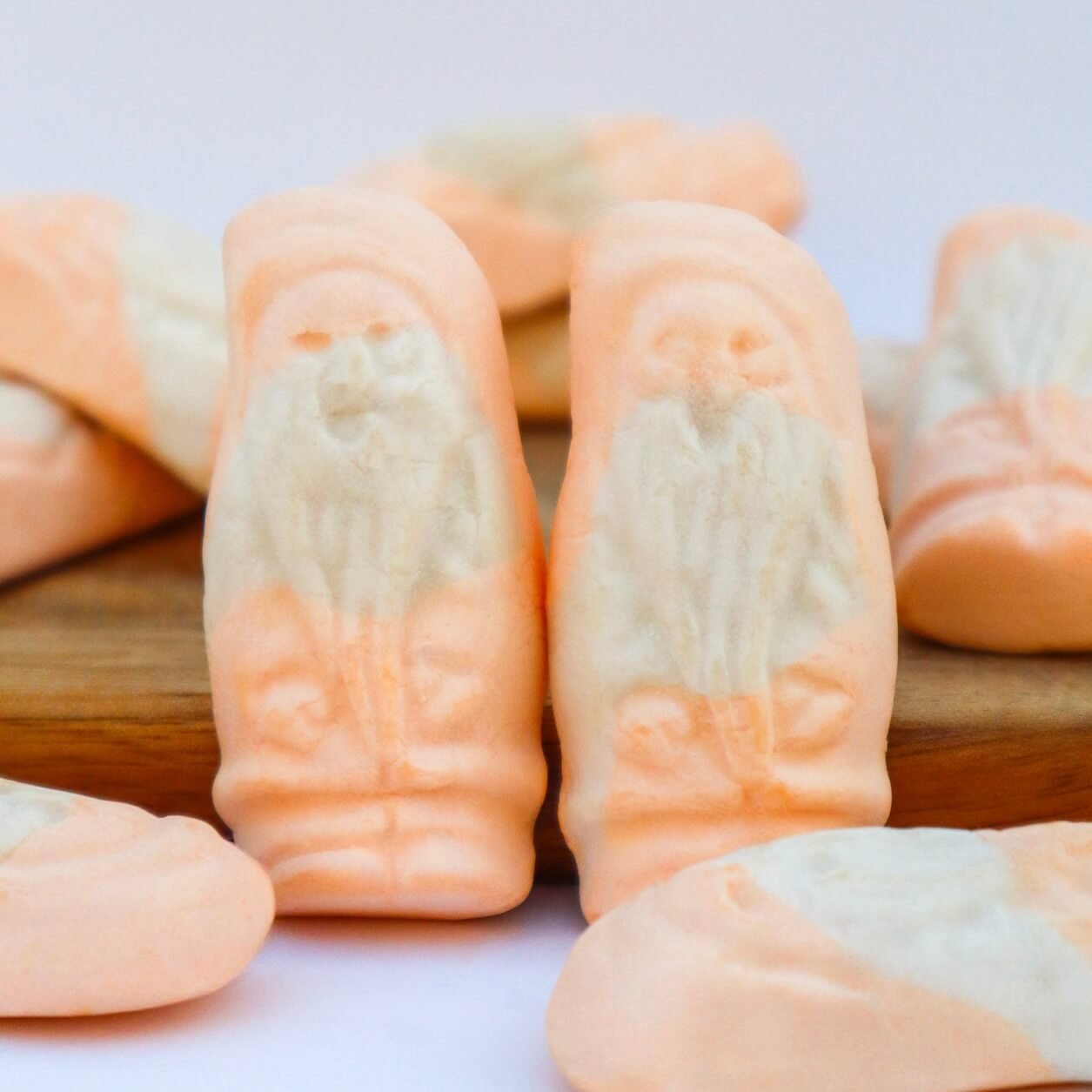Foam Santa Orange Caramel naranja toffee caramelo chuches suaves navidad papa Noél santa Claus santa candy foam candy marshmallow malavisco nubes juleskum jul special edition 2025