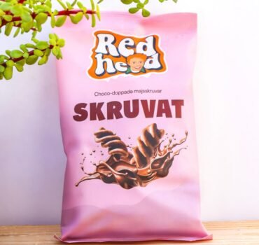 Chocolate Screw Chips redhead skruvat maiz patatas fritas con chocolate choco chips doces papas fritas maissi sipsit suklaa